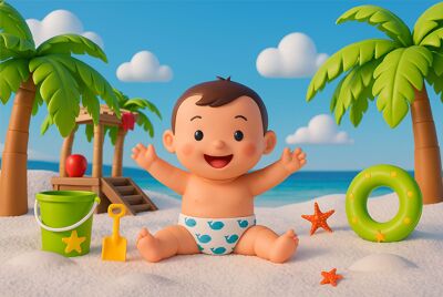 Babybeach Salzspielplatz-Familien Café Königsbrunn