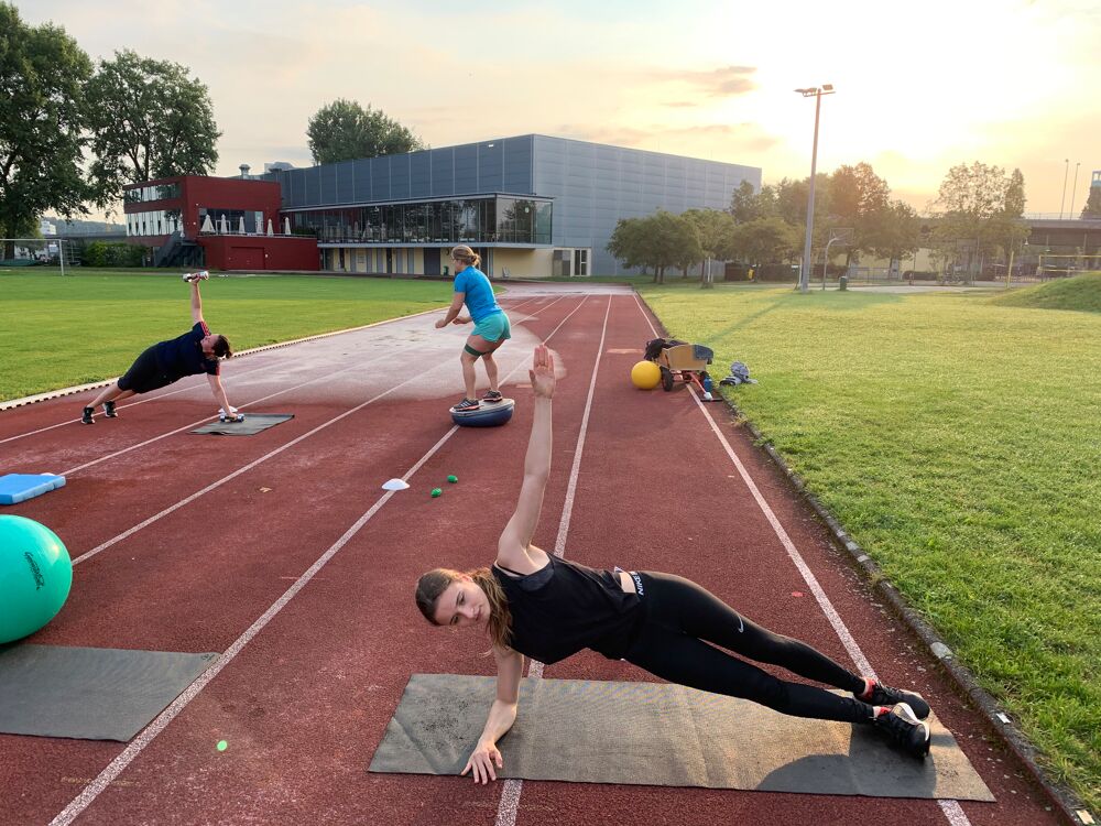 Training in Konstanz.