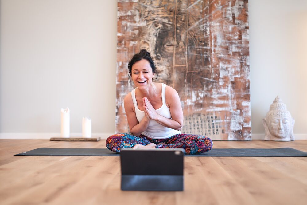 Online Yoga mit Sandra