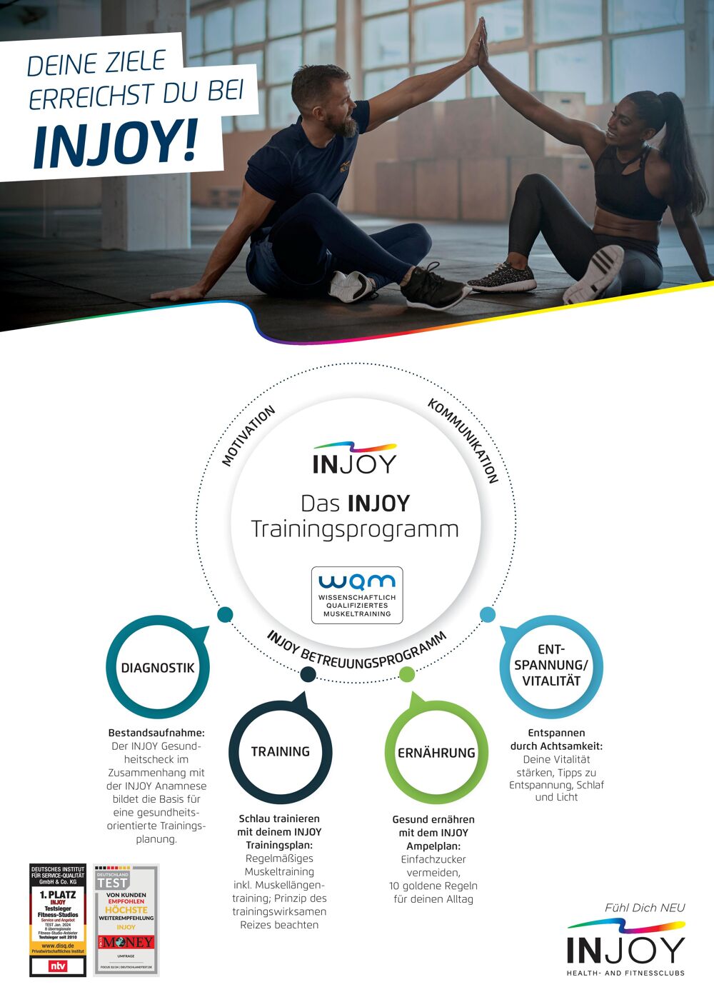 Mit INJOY erreichst Du Deine Ziele!