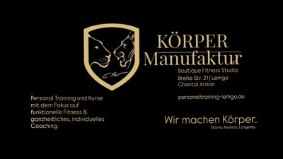 Körper Manufaktur Fitnessstudio für Personaltraining & Kurse Lemgo