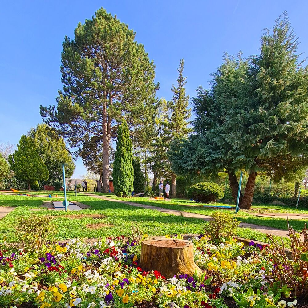 Blick ins Minigolf-Gärtle