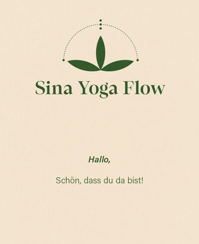 Sina Yoga Flow (In der kleinen Amalie) Logo