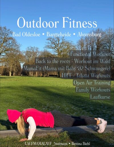 LAUFMAMALAUF - Gartenholz/ Parkanlage Obstwiese Logo