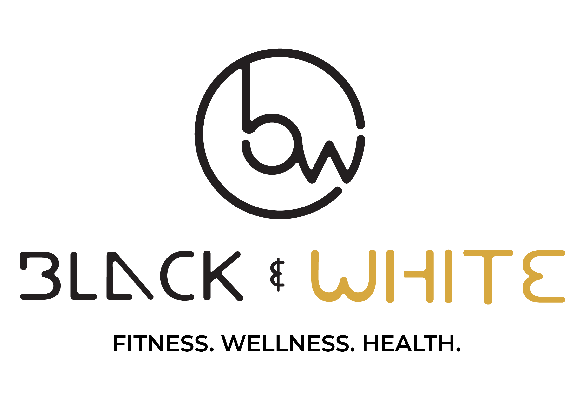 Black & White – Fitness, Wellness, Health