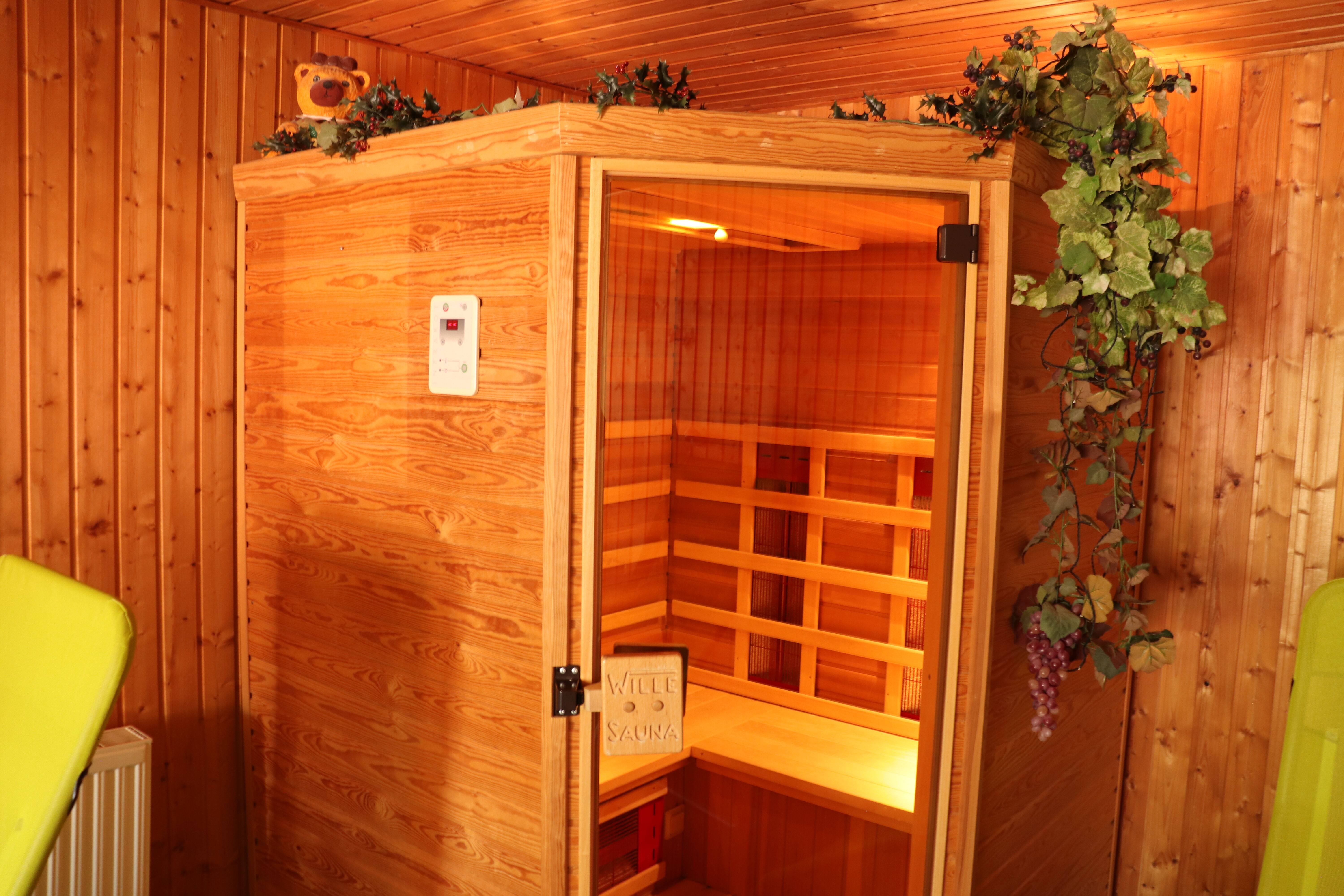 Infrarotkabine Wellnessbereich