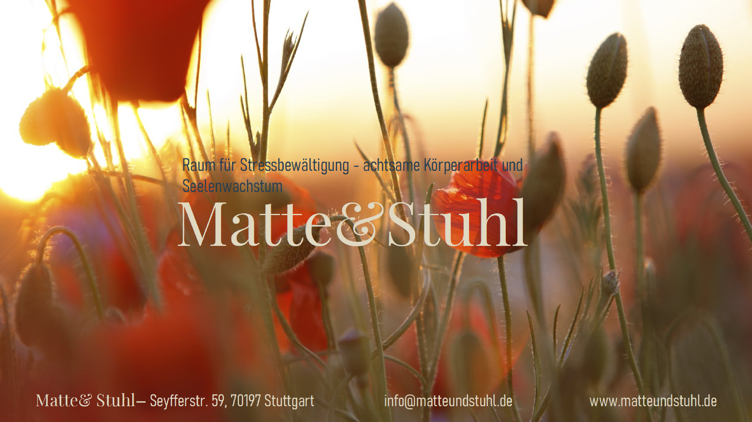 Matte und Stuhl