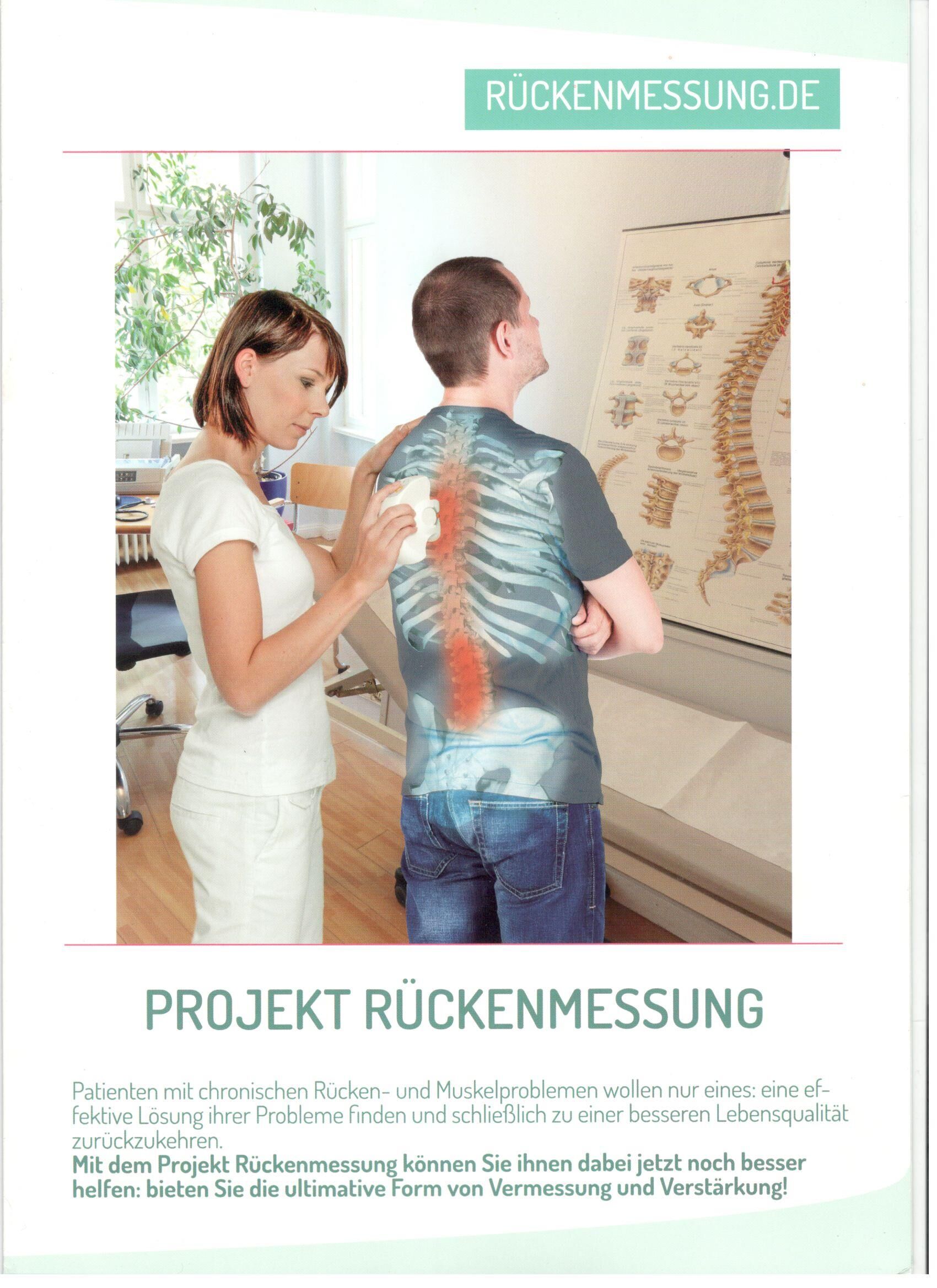 Rückenvermessung