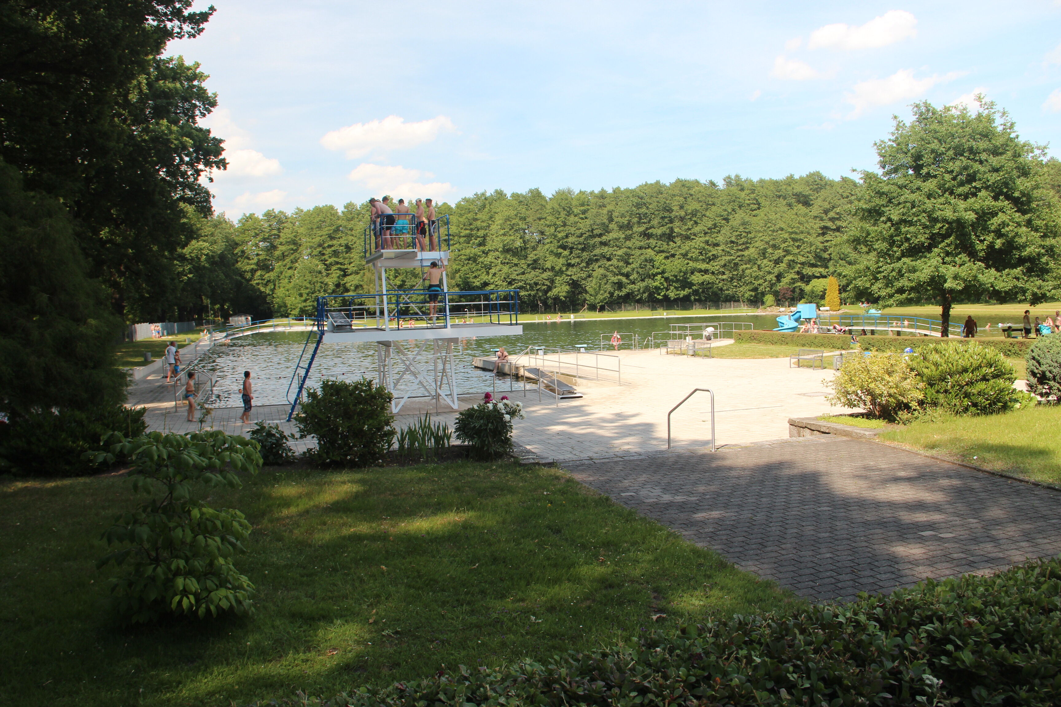 Sprungturm 1m, 3m, 5m