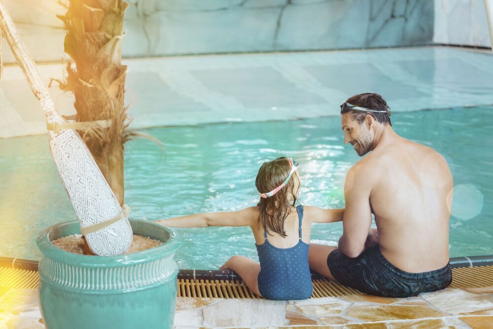 Urlaubsgefühle wie in der Südsee, schwimmen und relaxen wie im Paradies!
