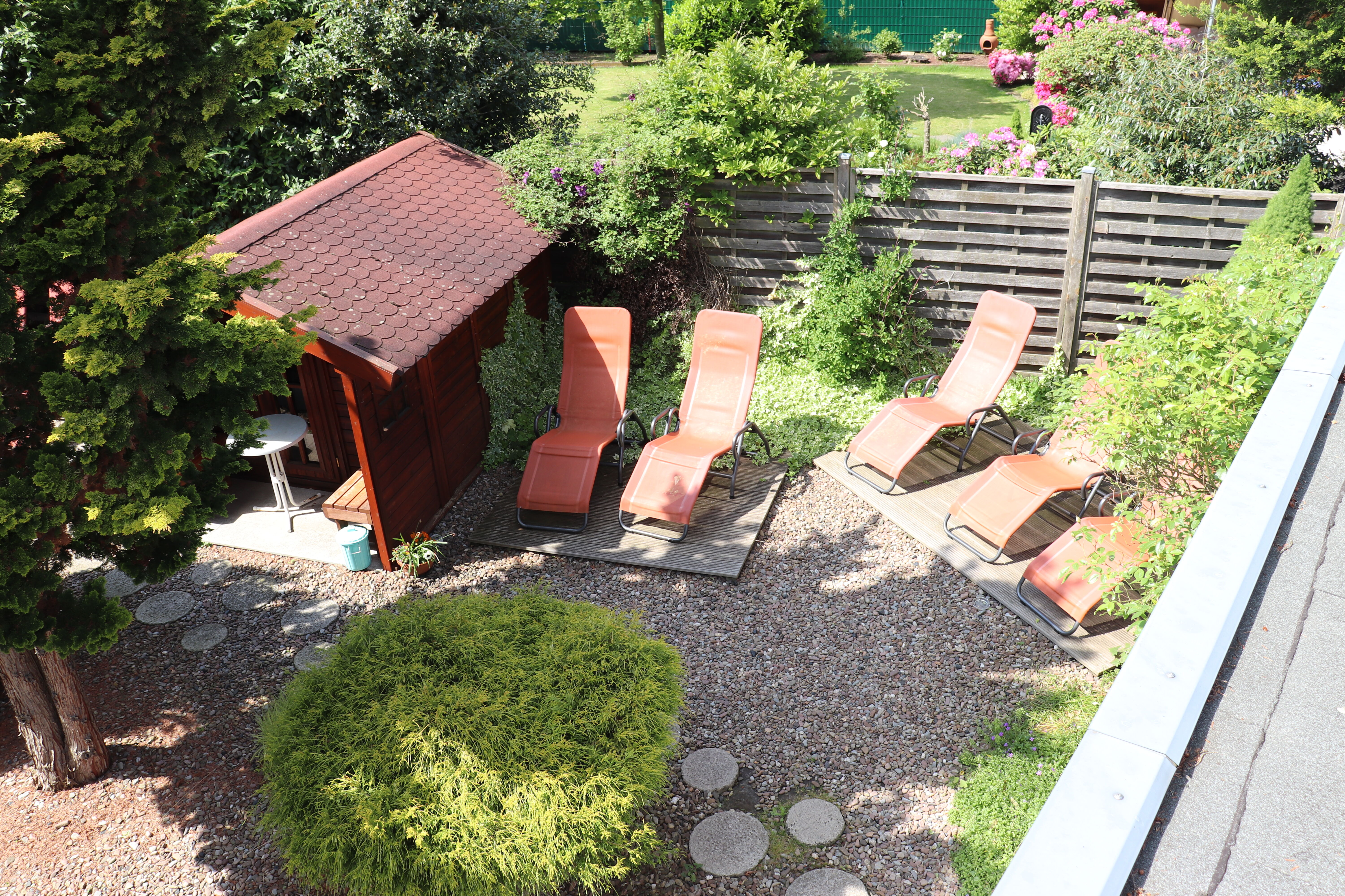 Sauna Außenbereich