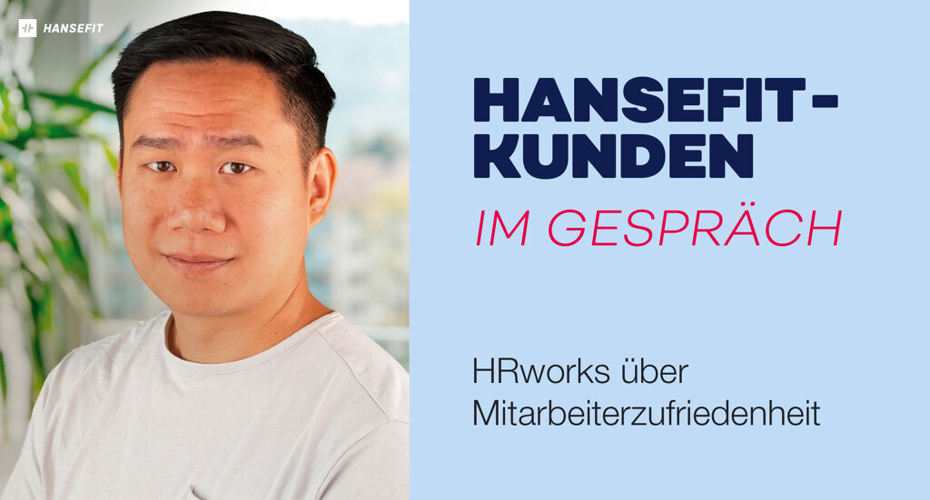 HRworks über Mitarbeiterzufriedenheit mit einem Portrait von Fabian Ly