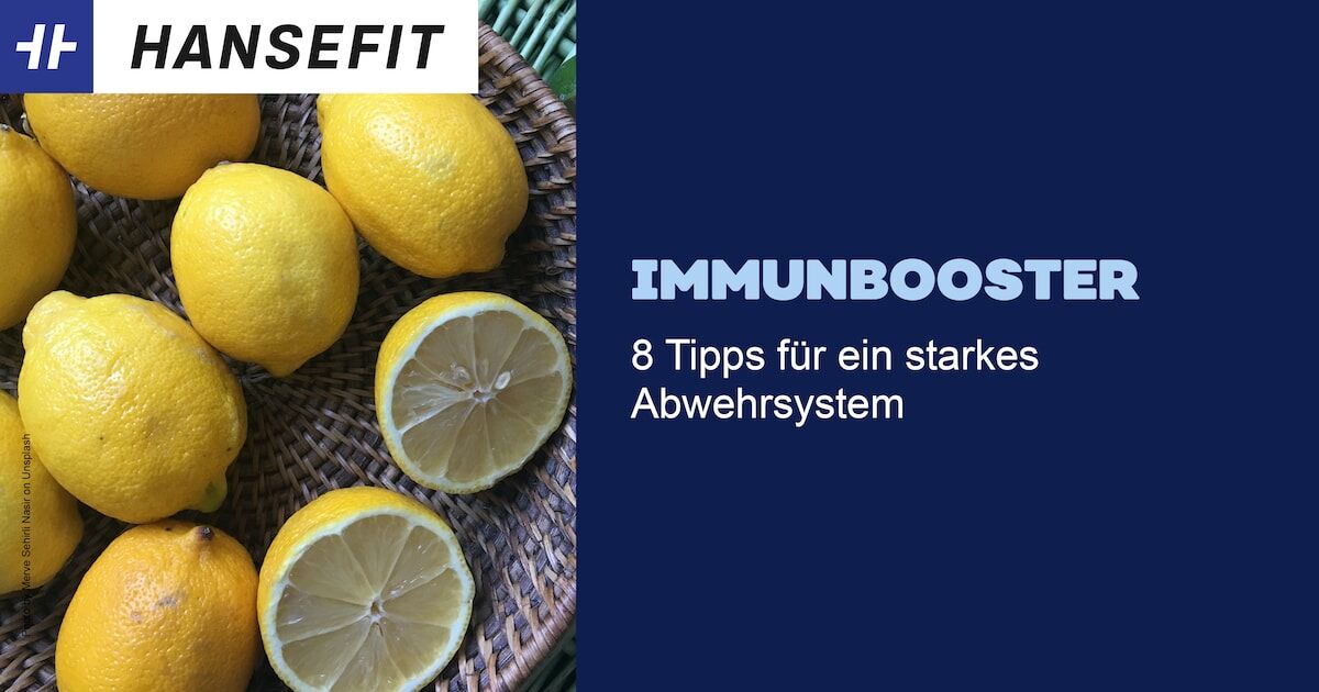 Immunbooster Teaser Immunbooster: 8 Tipps für ein starkes Abwehrsystem, mit einem Bild von Zitronen in einem Korb.