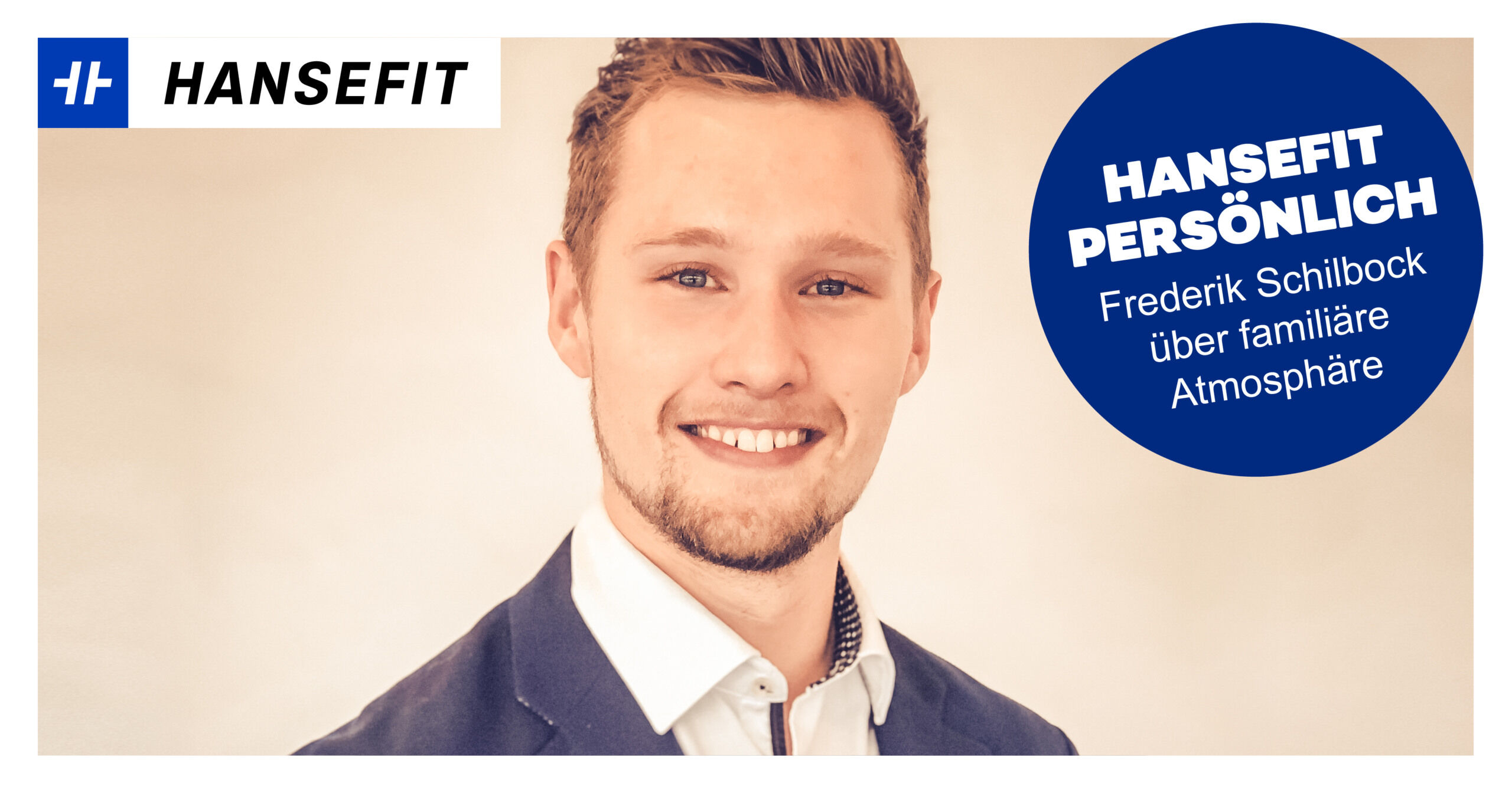 Portrait von Frederik Schilbock mit dem Titel: Hansefit persönlich: Frederik Schilbock über familiäre Atmosphäre