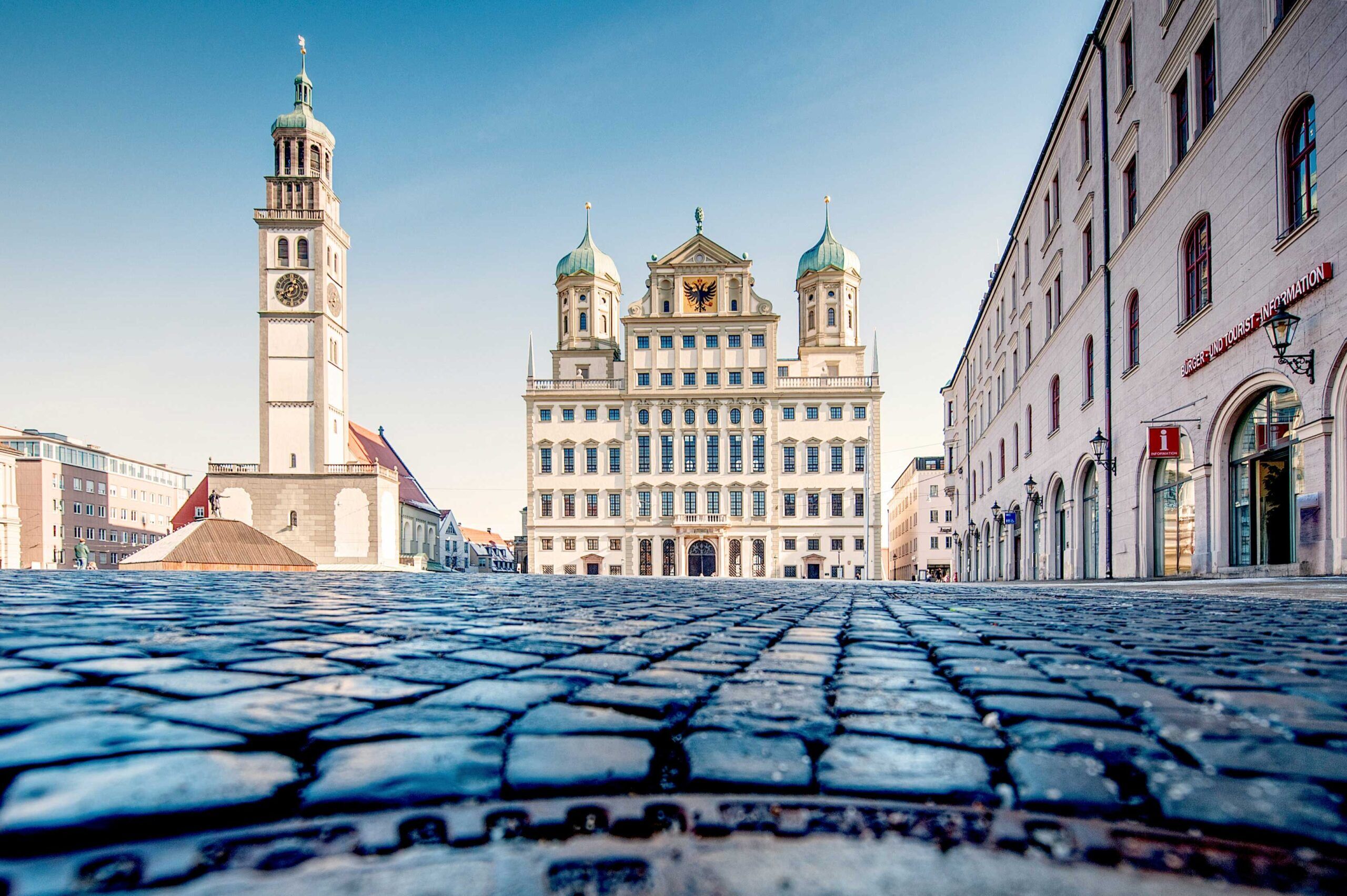 Die Innenstadt von Augsburg