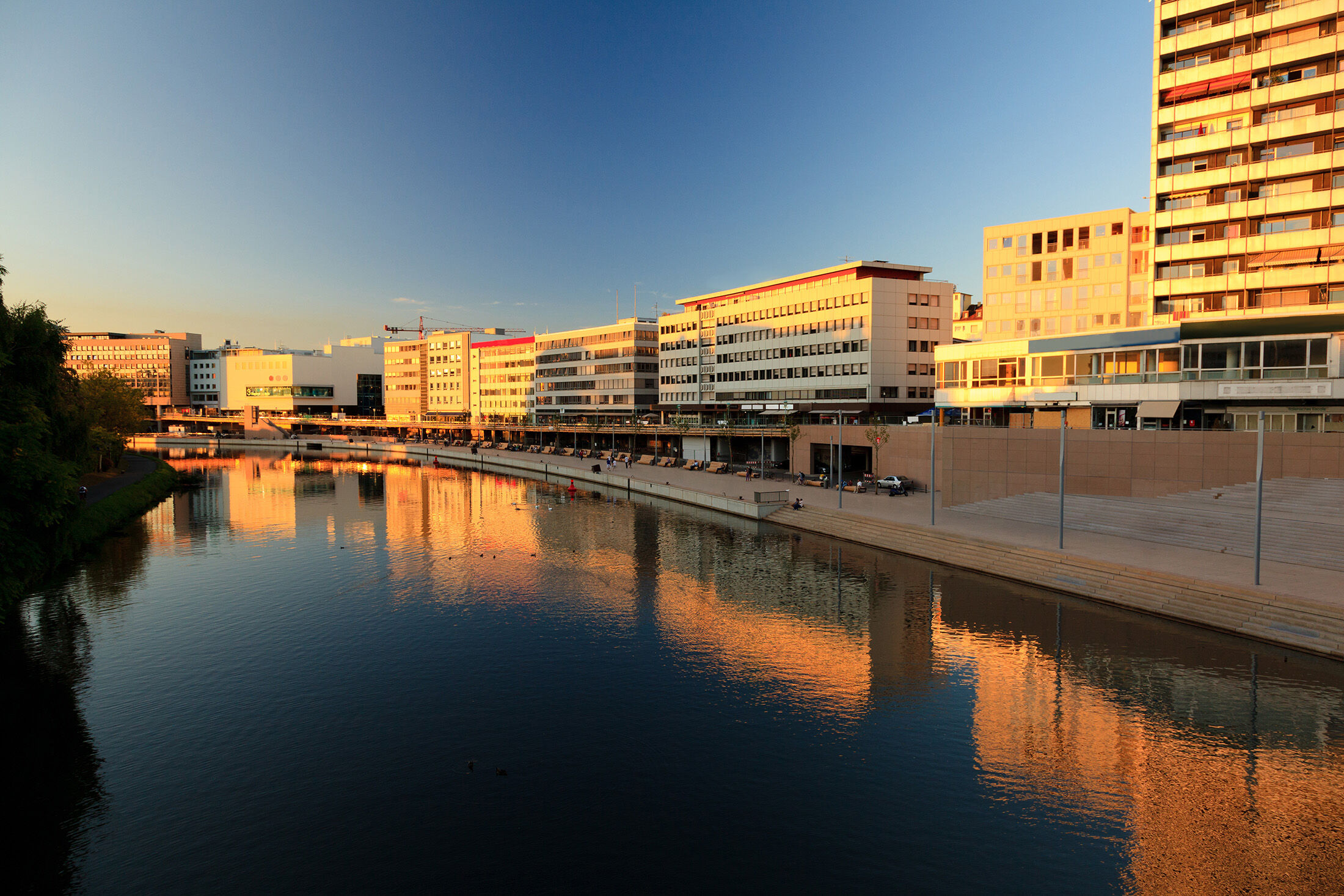 Die Saar in Saarbrücken