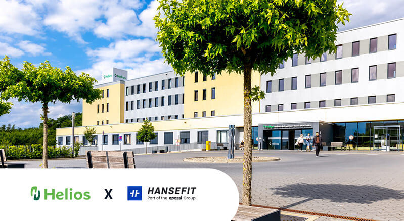 Außengelände der Helios Klinikum