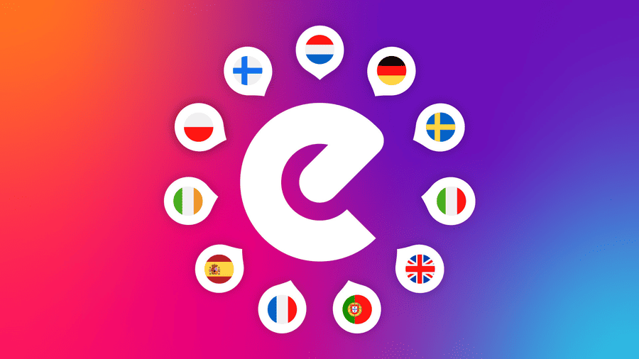 pressemitteilung-belonio Das Epassi-Logo und ringsherum sind alle Länderflaggen