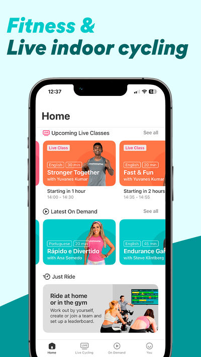 motosumo-1 Abbildung des Motosumo-App Startbildschirms
