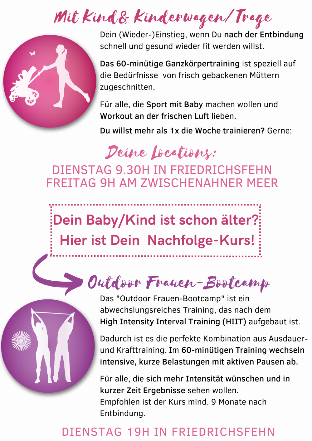 Outdoor Frauen Bootcamp