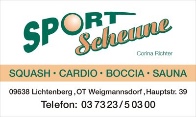 Sportscheune Weigmannsdorf – Squash