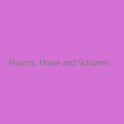 Pouros, Howe and Schumm