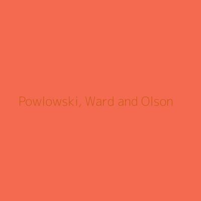 Powlowski, Ward and Olson