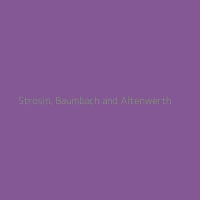 Strosin, Baumbach and Altenwerth