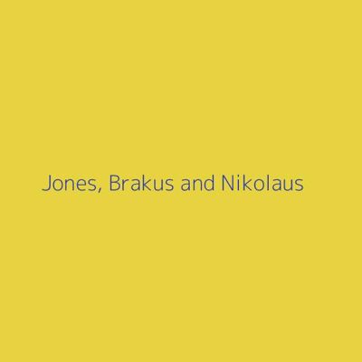 Jones, Brakus and Nikolaus