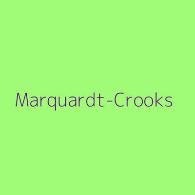 Marquardt-Crooks