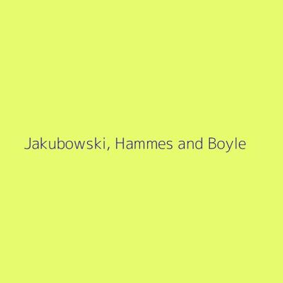 Jakubowski, Hammes and Boyle