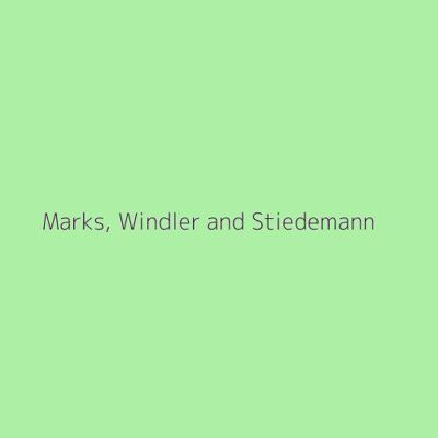 Marks, Windler and Stiedemann