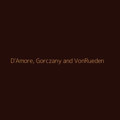 D'Amore, Gorczany and VonRueden