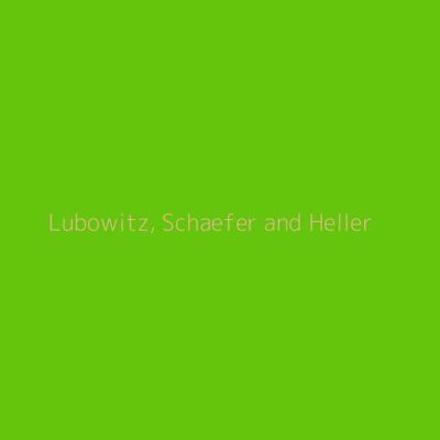 Lubowitz, Schaefer and Heller