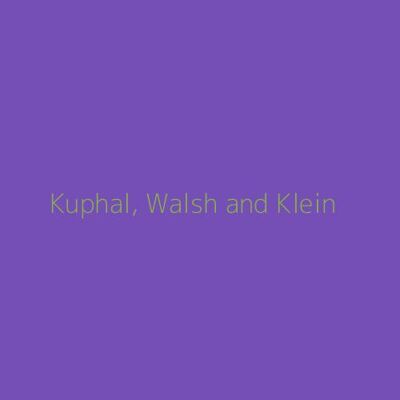 Kuphal, Walsh and Klein