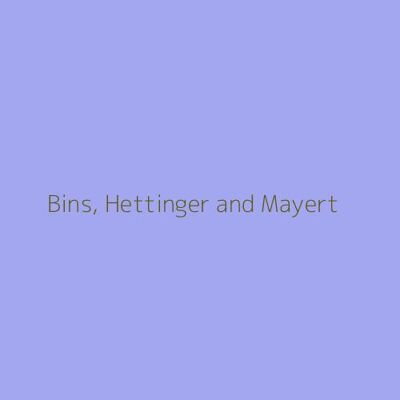 Bins, Hettinger and Mayert