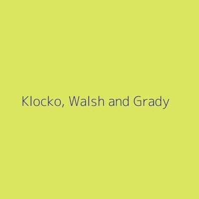 Klocko, Walsh and Grady