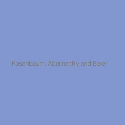 Rosenbaum, Abernathy and Beier