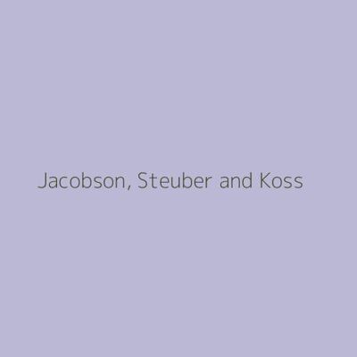 Jacobson, Steuber and Koss