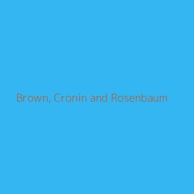 Brown, Cronin and Rosenbaum