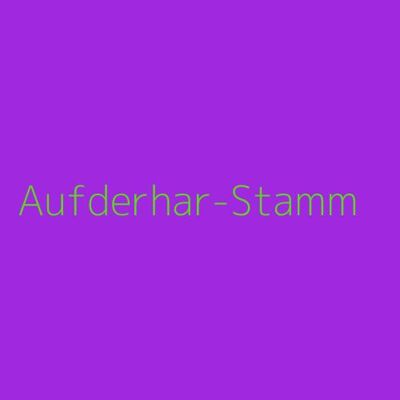 Aufderhar-Stamm