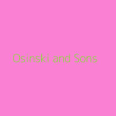 Osinski and Sons