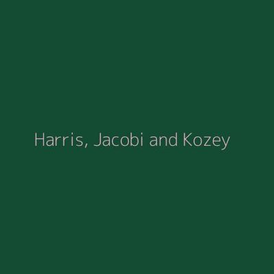 Harris, Jacobi and Kozey