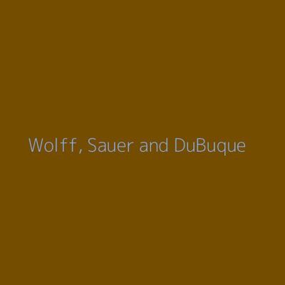 Wolff, Sauer and DuBuque