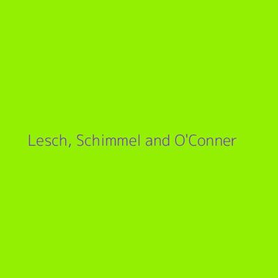 Lesch, Schimmel and O'Conner