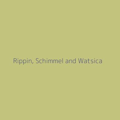 Rippin, Schimmel and Watsica