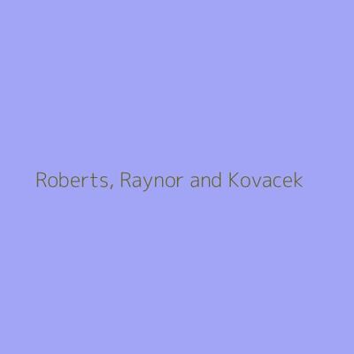 Roberts, Raynor and Kovacek