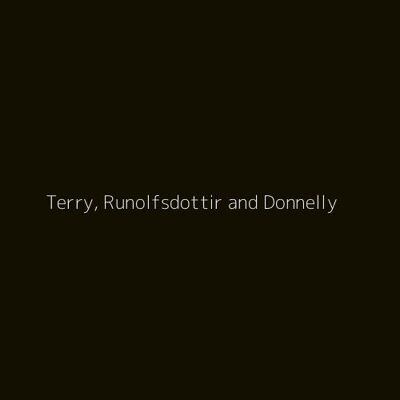 Terry, Runolfsdottir and Donnelly