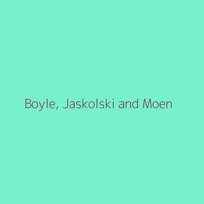 Boyle, Jaskolski and Moen