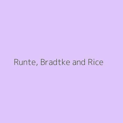 Runte, Bradtke and Rice